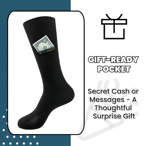 Headmade Hidden Pocket Ankle Socks for Men & Women – Anti-Theft Magnetic Security Socks for Travel, Running, Hiking (Fits Shoe Size 9-12, Breathable) in Saudi Arabia