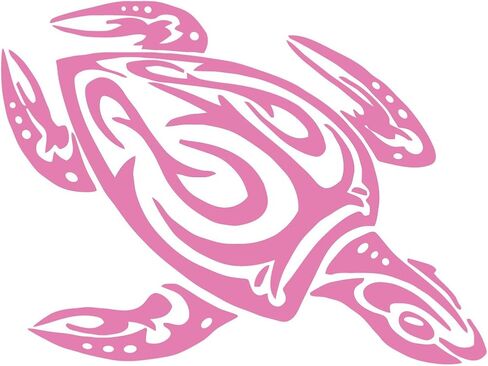 Sea Turtle Tribal Water Monster Vinyl Window Decal Sticker Honu Black in Kuwait