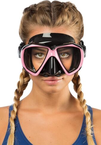 Cressi Adult Snorkeling Kit: Mask + Snorkel, Dual Lens Mask Made of Soft Silicone: Perfect Seal Ranger & Tao in Saudi Arabia