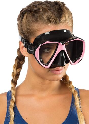 Cressi Adult Snorkeling Kit: Mask + Snorkel, Dual Lens Mask Made of Soft Silicone: Perfect Seal Ranger & Tao in Saudi Arabia