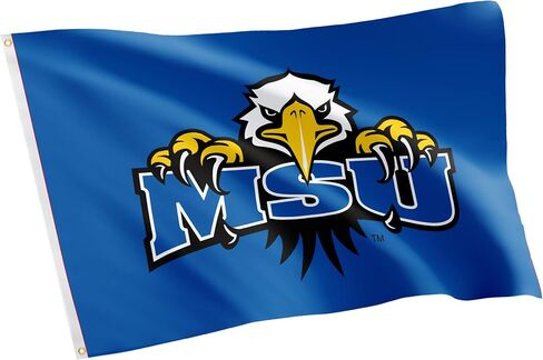 Desert Cactus Morehead State University MSU Flag - 3 x 5 Feet Eagles Banner, Indoor/Outdoor Durable Fabric, 100% Polyester Design (Style 5a) in Saudi Arabia