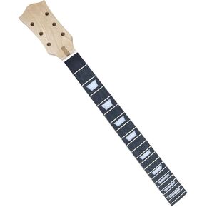 Electric Guitar Neck DIY For LP Guitars Parts Replacement 22 Fret 24.75 inch Maple Neck Rosewood Fretboard with Trapezoid Inlays Nut 42mm in Kuwait