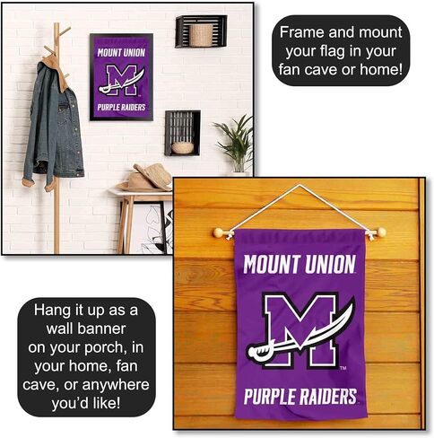 شركة College Flags & Banners Co. Mount Union Raiders Wordmark Logo Garden Banner Flag in Kuwait