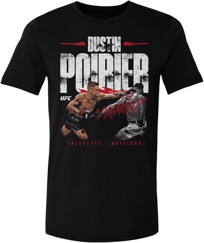 500 LEVEL Dustin Poirier UFC Shirt - Dustin Poirier Strike WHT in Saudi Arabia