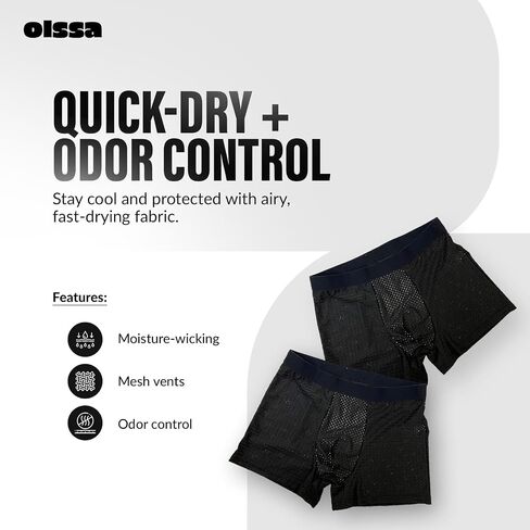 Reef Brief Pack of 2 | Men's Brief Underwear with Quick-Dry Mesh, Lightweight & Breathable Briefs for Fitness, Swim in Saudi Arabia
