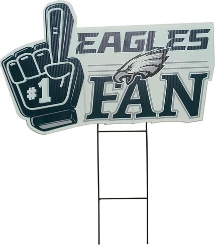 NFL #1 Fan Yard Sign in Saudi Arabia