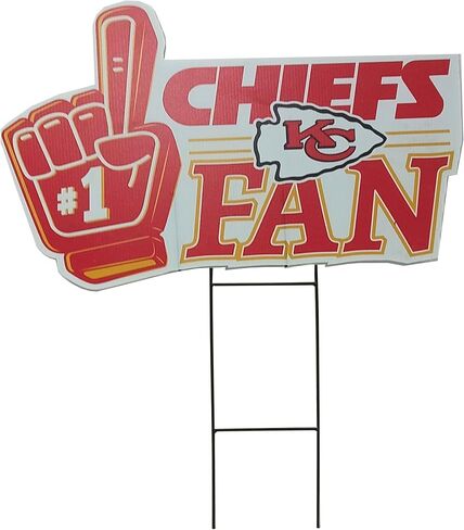 NFL #1 Fan Yard Sign in Saudi Arabia