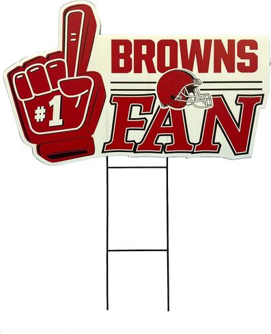 NFL #1 Fan Yard Sign in Saudi Arabia