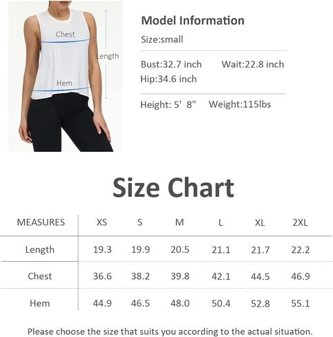 Women's Sleeveless Tank Tops Loose Fit Open Cross Back Workout Yoga Shirts with Wide Armholes in Saudi Arabia
