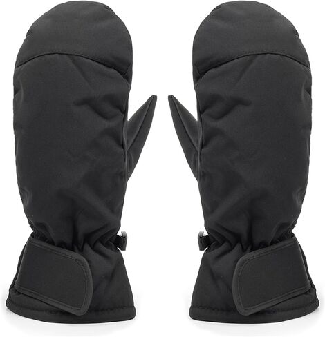 Winter Ski Mittens for Men Women Winter Warm Mitts Windproof Snowboarding Gloves for Cold Weather in Kuwait