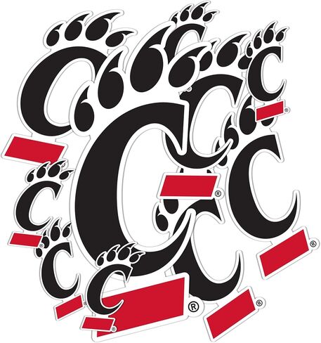 Desert Cactus University of Cincinnati Sticker Bearcats UC Vinyl Decals Laptop Water Bottle Car Scrapbook T3 (Type 3-1) in Saudi Arabia