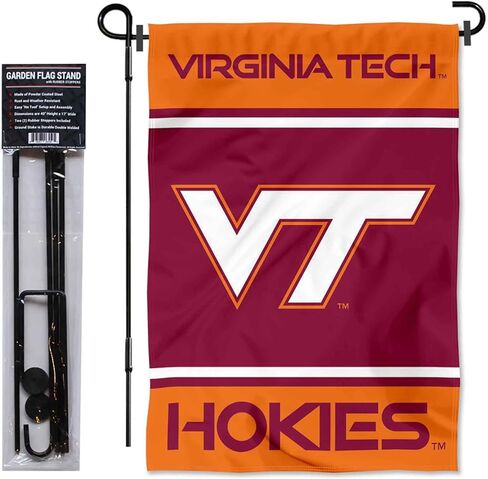 علم حديقة Virginia Tech Hokies مع حامل حامل in Kuwait