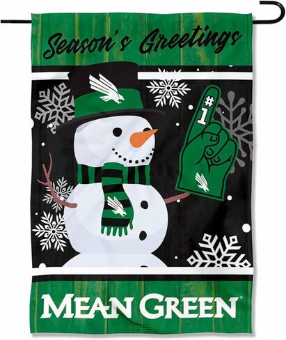 شمال تكساس يعني الأخضر عطلة الشتاء حديقة الثلج راية العلم in Kuwait