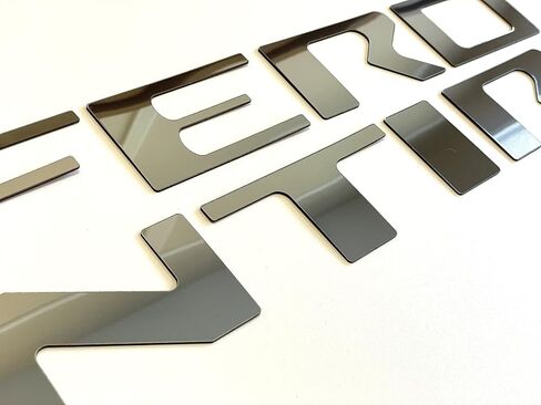 Rear Tailgate Letters Compatible with Frontier 2022-Up ABS Plastic Inserts NOT Decals (Chrome) in Saudi Arabia