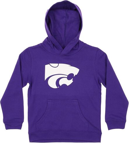 سترة بغطاء للرأس بشعار الفريق من Outerstuff NCAA Little Boys 4-7 Kansas State Wildcats Sueded، مقاس متوسط ​​(5-6) in Kuwait