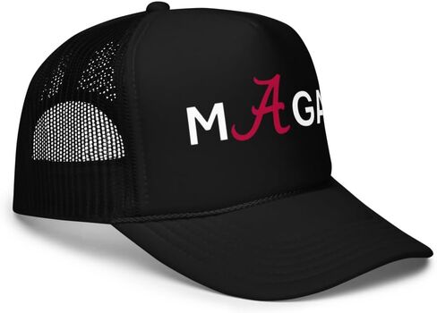 Alabama MAGA Foam Trucker hat in Saudi Arabia