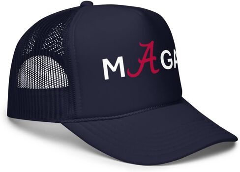 Alabama MAGA Foam Trucker hat in Saudi Arabia