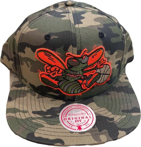 قبعة ميتشل آند نيس شارلوت هورنتس NBA نيون كامو بوب HWC Snapback in Saudi Arabia