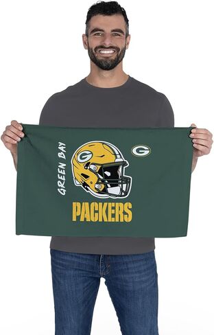 Northwest Green Bay Packers NFL Rally - منشفة رالي 18 × 15 بوصة in Saudi Arabia