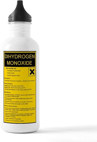 CafePress Dihydrogen Monox 1.0L (34 oz) Stainless Steel Water Bottle in Saudi Arabia