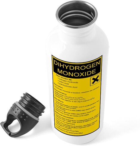 CafePress Dihydrogen Monox 1.0L (34 oz) Stainless Steel Water Bottle in Saudi Arabia