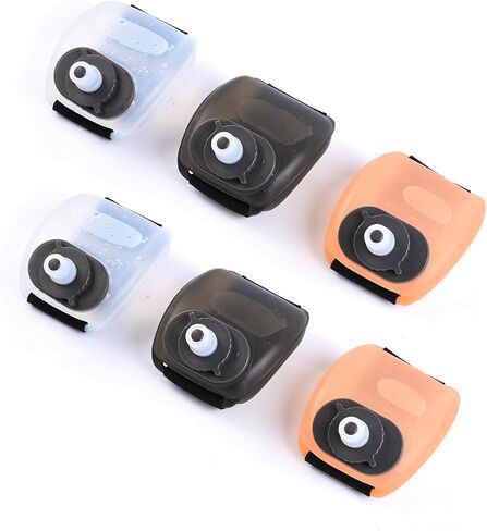 زجاجة مياه للمعصم سعة 7 أونصة مع غطاء وفوهة ملتوية، بدون مصاصة، زجاجة مياه قابلة للحمل للجري وصالة الألعاب الرياضية وفي الهواء الطلق، تصميم مضغوط خالٍ من مادة BPA، قطعتان باللون الأبيض الشفاف in Kuwait