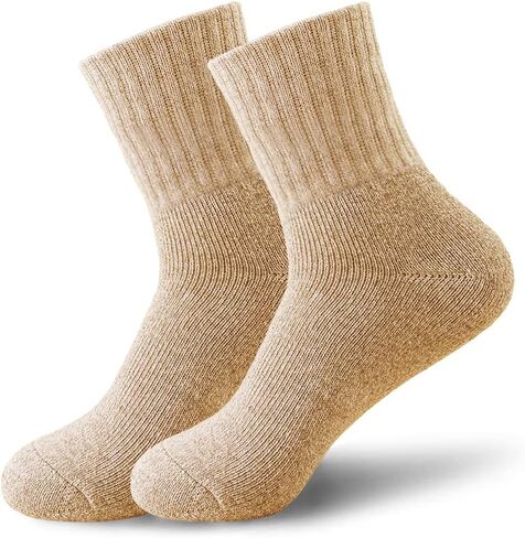 Cotton Thick Socks for Women Warm Cozy Thermal Crew Soft Knit Winter Comfy Sock Cold Weather Hiking Ski Outdoor Boot in Saudi Arabia