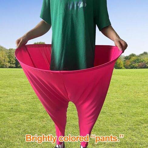 Granny Pants Yard Game Set with Bouncy Balls & Pump,Giant Stretchy Pants, Fun Tossing Games Props for Outdoor Parties, Group Gatherings, Adults and Family in Saudi Arabia