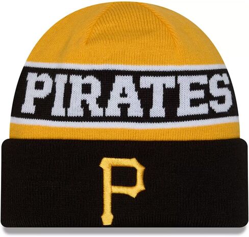 New Era Pittsburgh Pirates Reversible Cuffed Knit Navy Beanie Hat in Saudi Arabia