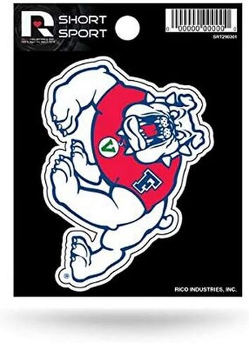Rico Industries NCAA Fresno State Short Sport Decal Sports Fan Home Decor, Multicolor, One Size in Saudi Arabia