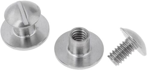 Generic 3X 2 Marine 316 Stainless Screws for Tech Scuba Diving Backplate Pad, M7x10mm, Silver in Saudi Arabia