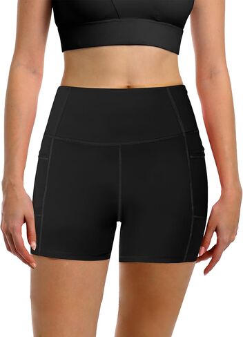 High-Rise Yoga Tight Swimsuit Black in Saudi Arabia
