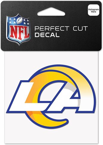 WinCraft Los Angeles Rams 4'' x 4'' Color Perfect Cut Decal in Saudi Arabia
