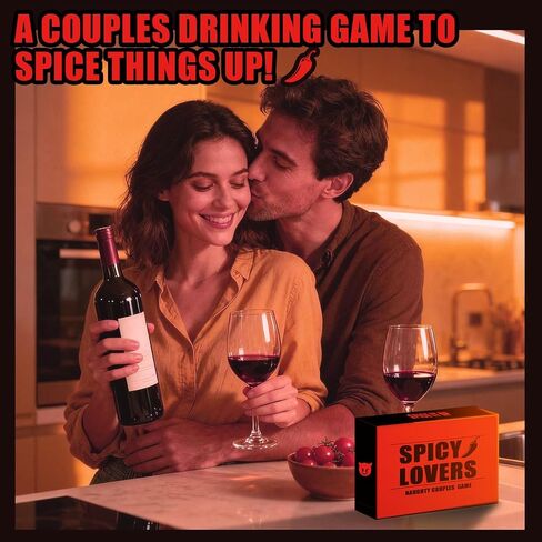 Couples Game for Date Night to Spice Things Up, Actually Fun Couple Drinking for Valentines Birthdays Couples Gift - Spicy Lovers in Saudi Arabia