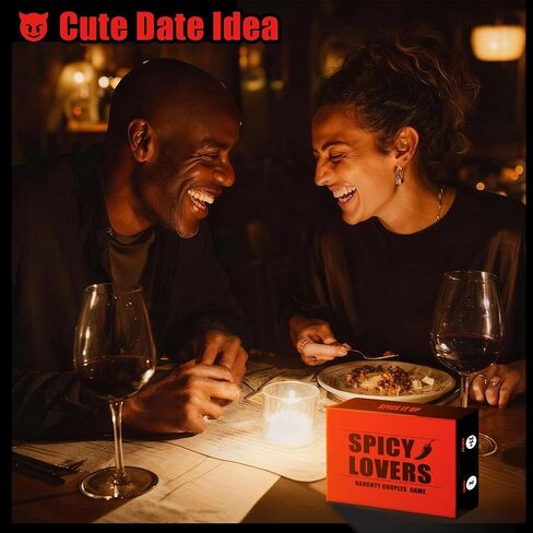 Couples Game for Date Night to Spice Things Up, Actually Fun Couple Drinking for Valentines Birthdays Couples Gift - Spicy Lovers in Saudi Arabia