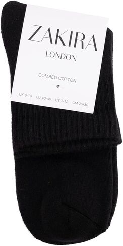 ZAKIRA Finest Combed Cotton Terry Lined Athletic Sports Ankle Trainer Socks for Men, Women in Saudi Arabia