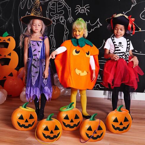 Halloween Ring Toss Game Inflatable Pumpkin Halloween Pumpkin Beach Balls Toys Game Set for Party Yard Garden Lawn Decoration in Saudi Arabia