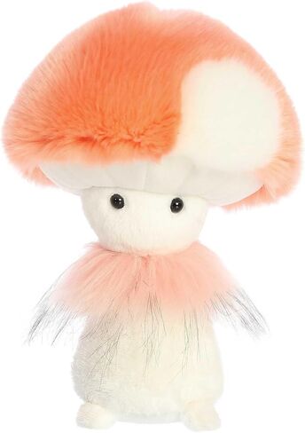 Aurora® Vibrant Fungi Friends™ حيوان السلمون الجميل المحشو - تصميم فريد - رفاق محببون - برتقالي 9 بوصات in Saudi Arabia