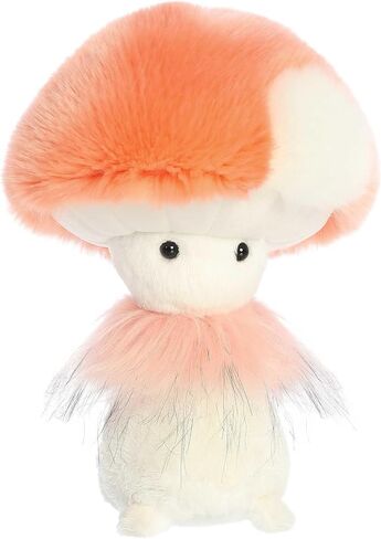 Aurora® Vibrant Fungi Friends™ حيوان السلمون الجميل المحشو - تصميم فريد - رفاق محببون - برتقالي 9 بوصات in Saudi Arabia