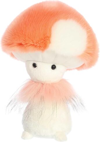 Aurora® Vibrant Fungi Friends™ حيوان السلمون الجميل المحشو - تصميم فريد - رفاق محببون - برتقالي 9 بوصات in Saudi Arabia