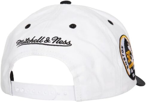 ميتشل آند نيس بوسطن بروينز NHL Tail Sweep Pro Vintage Snapback Hat قبعة بيضاء in Saudi Arabia