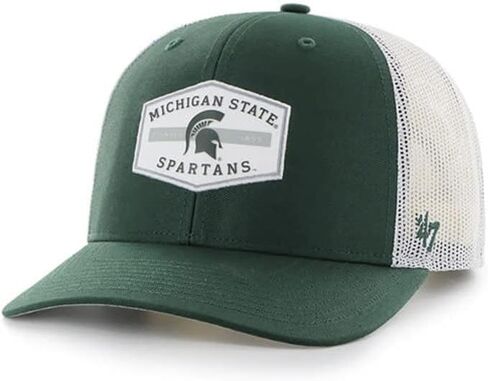 قبعة 47 NCAA للرجال من Trucker Convoy Snapback قابلة للتعديل (Michigan State Spartans - أخضر)، مقاس واحد in Kuwait