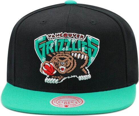 قبعة Mitchell & Ness Vancouver Grizzlies NBA Snapback - أسود/تيل in Saudi Arabia