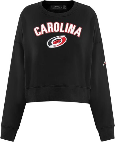 سويت شيرت نسائي من Pro Standard NHL للسيدات من Nhl Classic Chenille ذو الظهر المصقول من French Terry ذو رقبة مستديرة in Kuwait