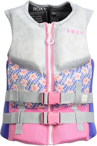 ROXY Women's Life Vest, USCG and Transport Canada Approved PFD, Evoprene CGA Life Jacket for Jet Skiing Wakeboarding Rafting Sailing Surfing Boating Water Sports in Saudi Arabia