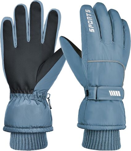 Unisex Waterproof Winter Gloves Touchscreen,Windproof Thermal Ski Gloves for Men Women, Warm for Snowboarding, Hiking, Running,Outdoor Activities in Kuwait