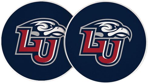 Desert Cactus Liberty University Car Accessories LU Flames Absorbent Sandstone Cup Coasters Licensed Product Set of 2 (Design A) in Saudi Arabia