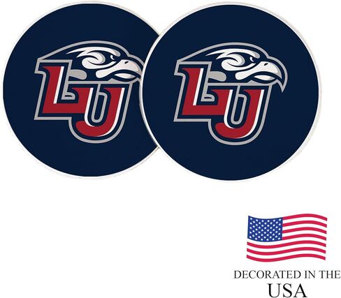 Desert Cactus Liberty University Car Accessories LU Flames Absorbent Sandstone Cup Coasters Licensed Product Set of 2 (Design A) in Saudi Arabia