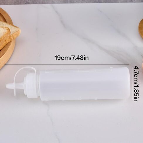 Clear Plastic Squeeze Sauce Bottle in Saudi Arabia