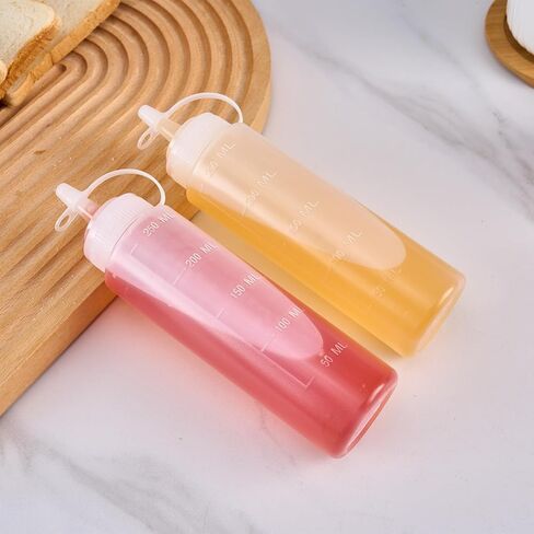 Clear Plastic Squeeze Sauce Bottle in Saudi Arabia